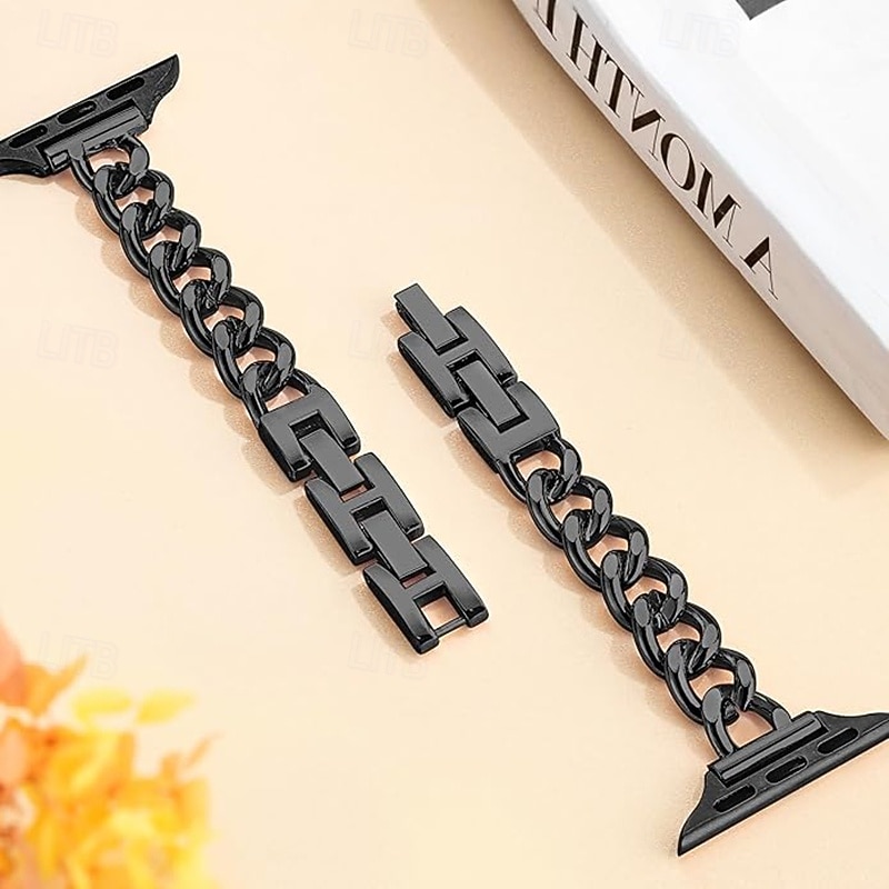 Modern Buckle Compatible with Apple Watch band 38mm 40mm 41mm 42mm 44mm 45mm 46mm 49mm Metal Clasp Adjustable Alloy Strap Replacement Wristband for iwatch Ultra 3 2 Series 11 10 9 8 7 SE 6 5 4 3 2 1 2026 - $13.99 –P5