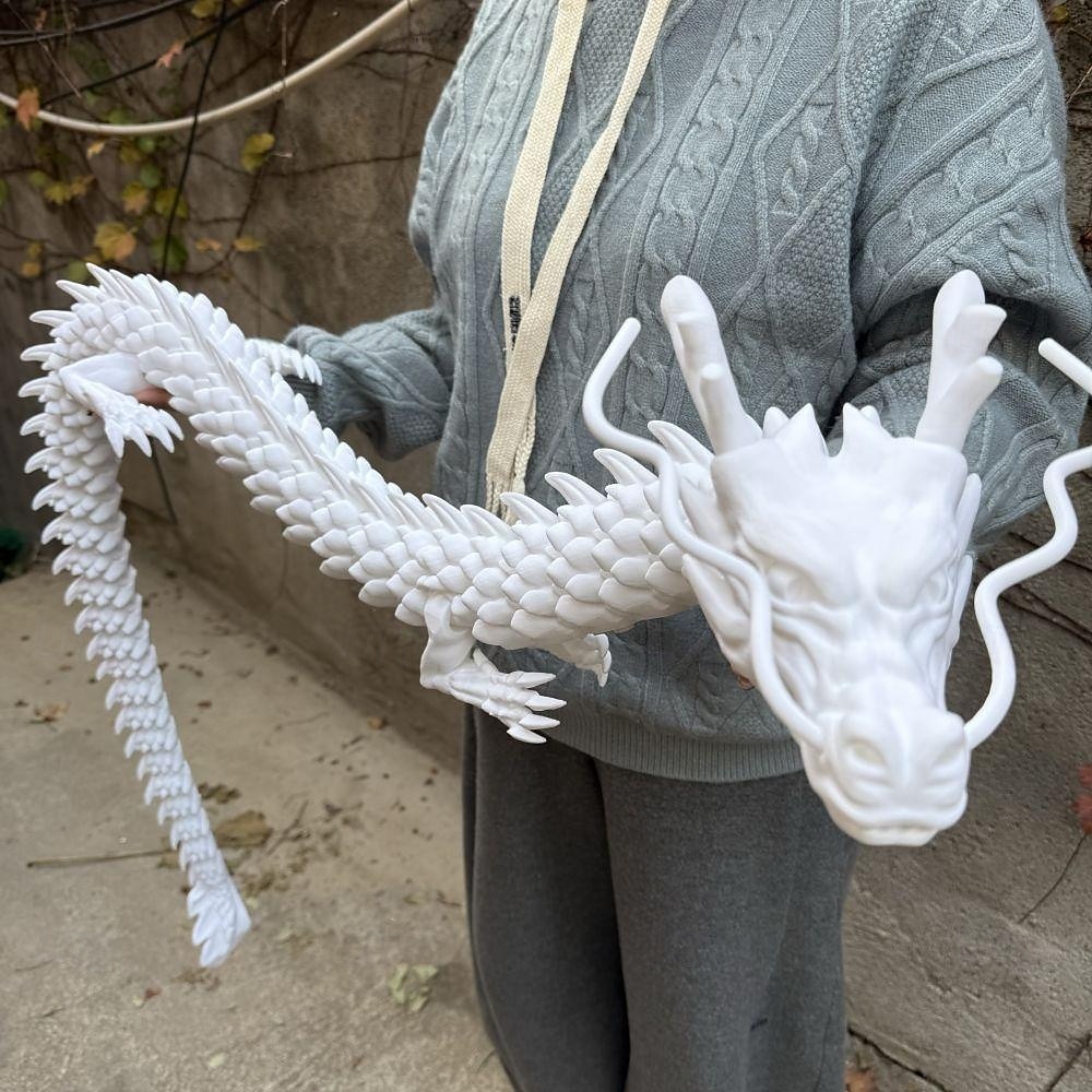 150 cm/59 tommer 3D-printet drage, ekstra stor 3D-drage, dyredukke, skrivebordspynt til hjemmet, fidget-leke, perfekt til jul- og halloween-dekor, høytidsfeiringer, ideelle gaver til kontoret, 2026 - $74.99 –P3