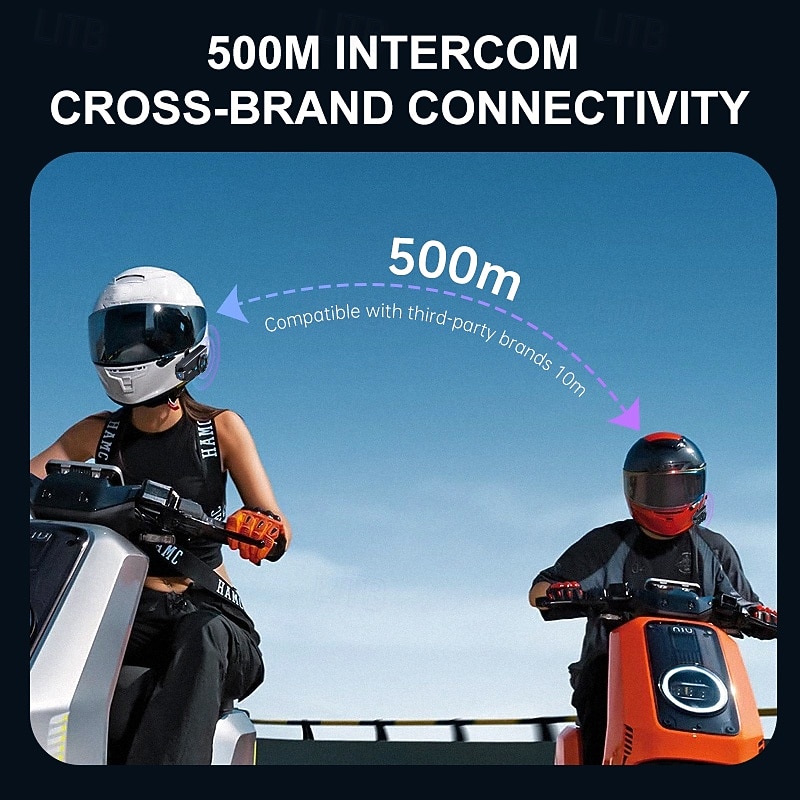 Q27 Motorcycle Helmet Bluetooth Headset with 720P HD Camera, Wireless Intercom Walkie-Talkie System, Video Recorder & Photo Capture, IP56 Waterproof, HD Audio for Motorbike Riding Dash Cam 2026 - $78.99 –P2