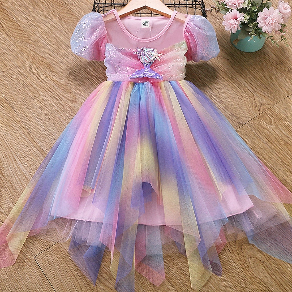 Princess Dress Cosplay Costume Outfits Movie Fashion Cute Tutus for Girls' Kid's Masquerade Daily Holiday Comic Con 2026 - $34.99 –P10