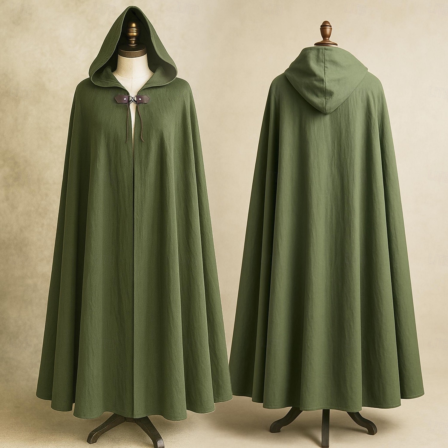 Conjunto Medieval Renacimiento Capa Accesorios Disfraz de lujo Vikingos Ranger Disfraz Hombre Vikingo Víspera de Todos los Santos Carnaval Rendimiento LARP Feria Ren Adulto Verano Primavera Otoño 2026 - $73.14 –P13