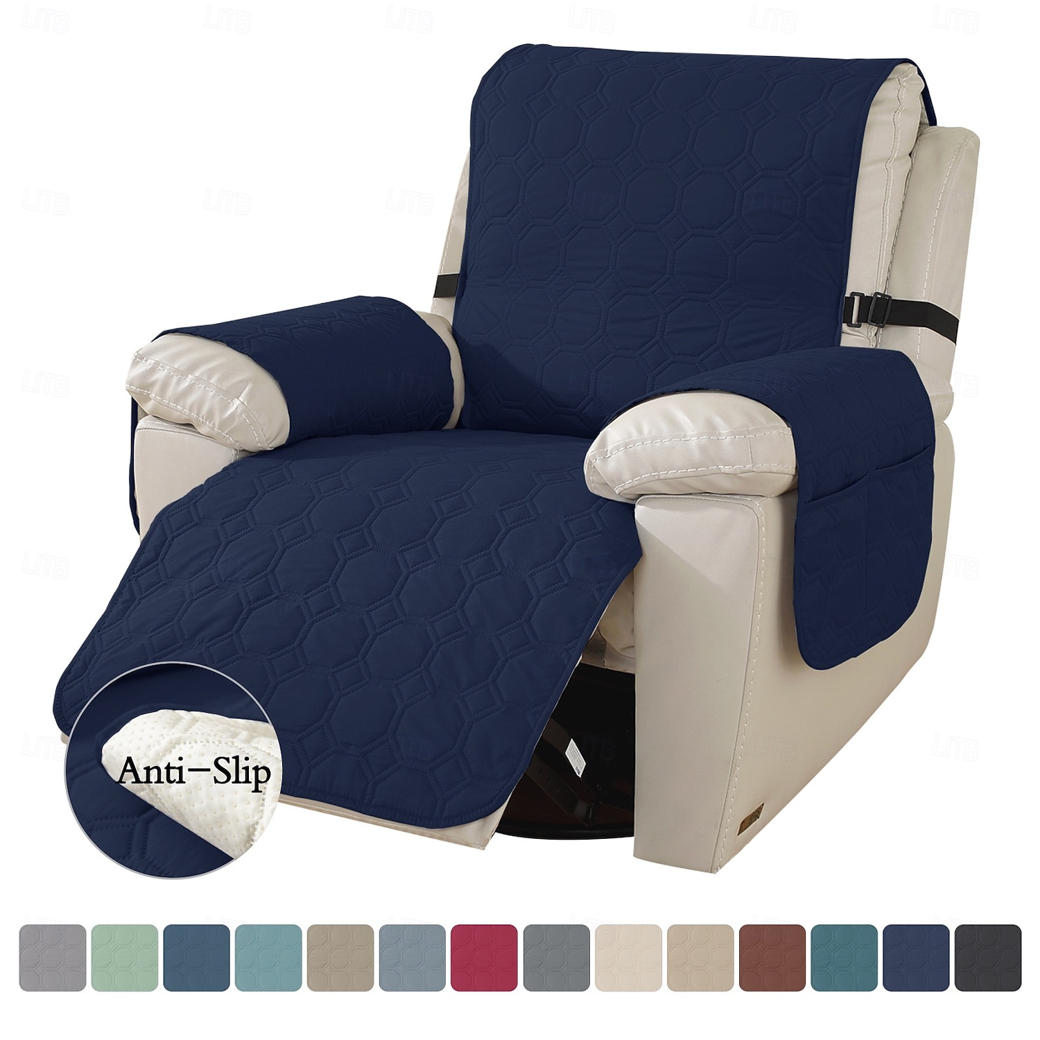 Rekbare jacquard waterdichte bankhoes, antislip, huisdiervriendelijke bankbeschermer, duurzame, vlekbestendige meubelhoes voor honden en katten 2026 - $37.99 –P14