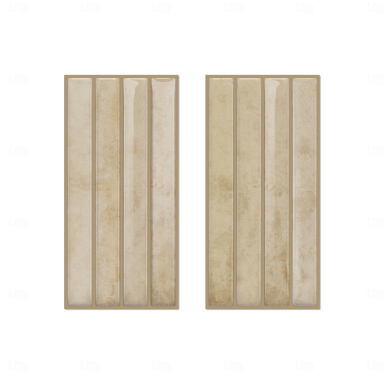 20pcs 3d Self-Adhesive Wall Imitation Tile Sticker, Light Beige Decorative Pattern Removable Wall Sticker, Used For Kitchen Back Fender, Bedroom Living Room Decoration Home Wall Renovation Decorative 2026 - $45.99 –P17