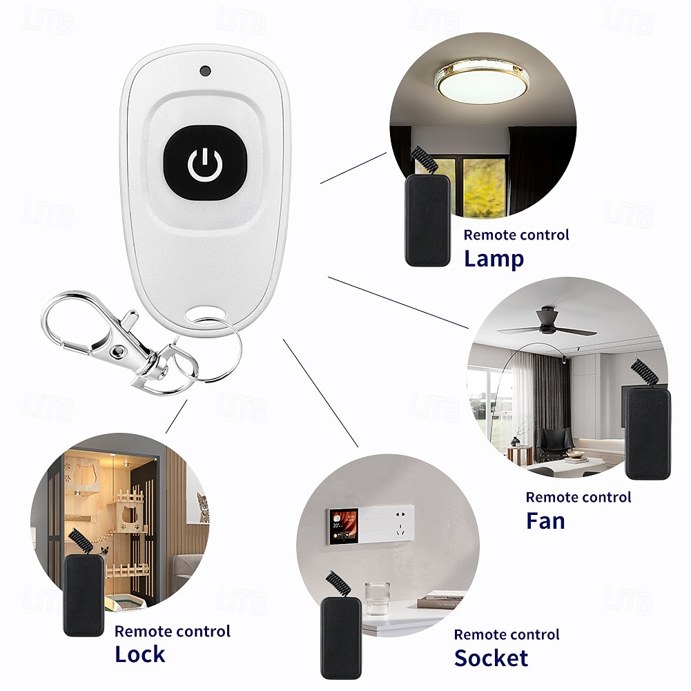 2026年 ワイヤレスPCリモート電源スイッチ、コンピュータリモート起動シャットダウンコントローラー、RFリモートコントロールボタン付きデスクトップPCケース用ワイヤレス電源オン/オフ外部ブートカード  コレクション – $17.99 –P4