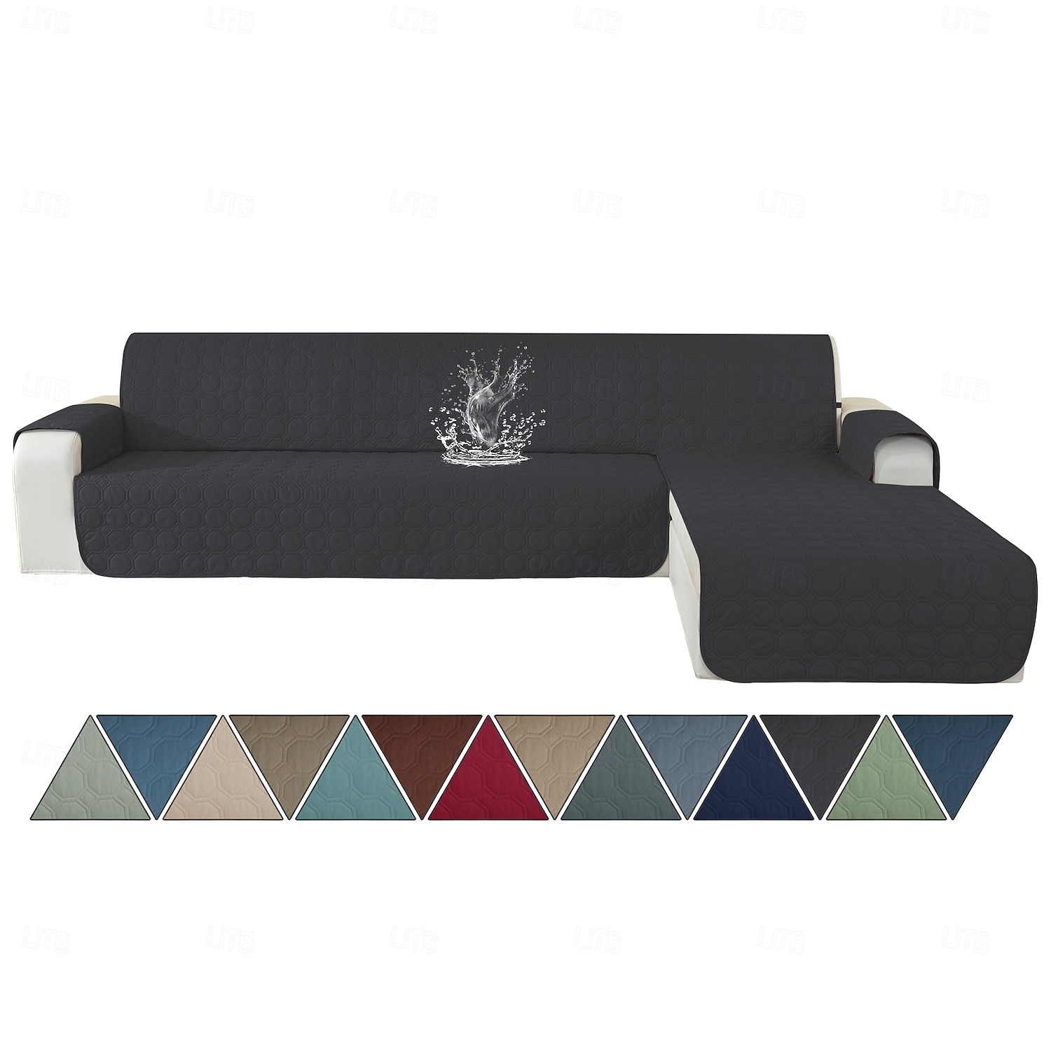 vedenpitävä lemmikkisohvamatto, koko vuoden liukumaton lepotuolin päällinen, moderni minimalistinen sohvansuoja koirille ja kissoille 2026 - $75.99 –P10