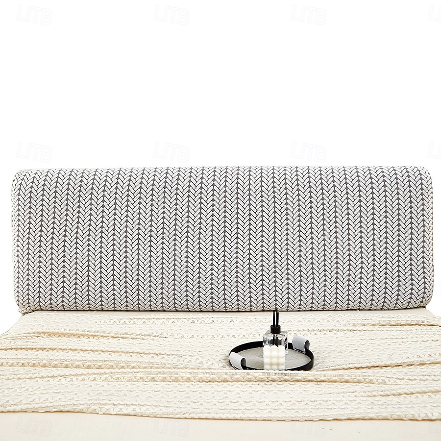 Capa de cabeceira espessa em jacquard com cobertura total e à prova de poeira. Protetor de cabeceira em jacquard espesso para cama. de 2026 por $25.99 –P4