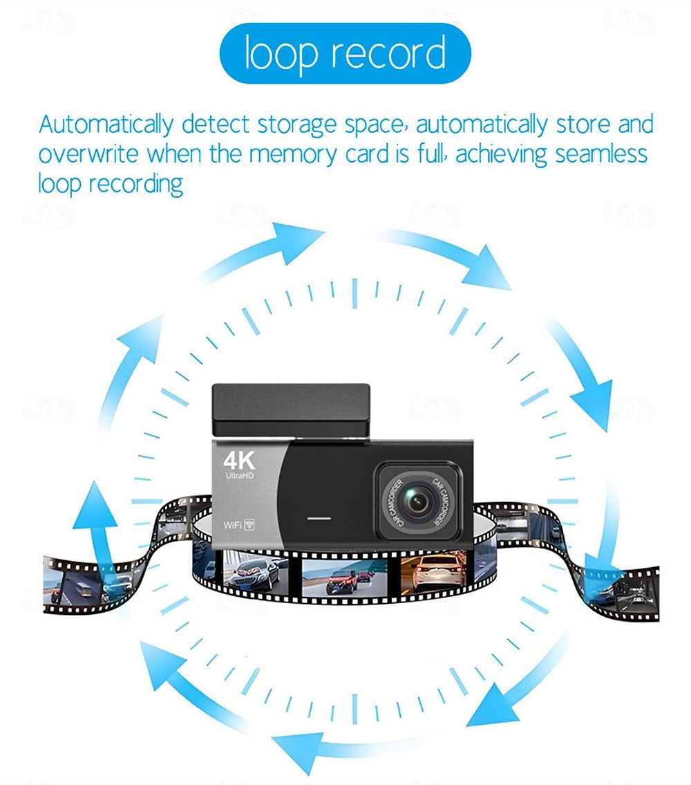 1080p New Design / with Rear Camera Car DVR 170 Degree Wide Angle 2 inch IPS Dash Cam with motion detection / Loop recording / Waterproof Car Recorder 2026 - $95.99 –P9