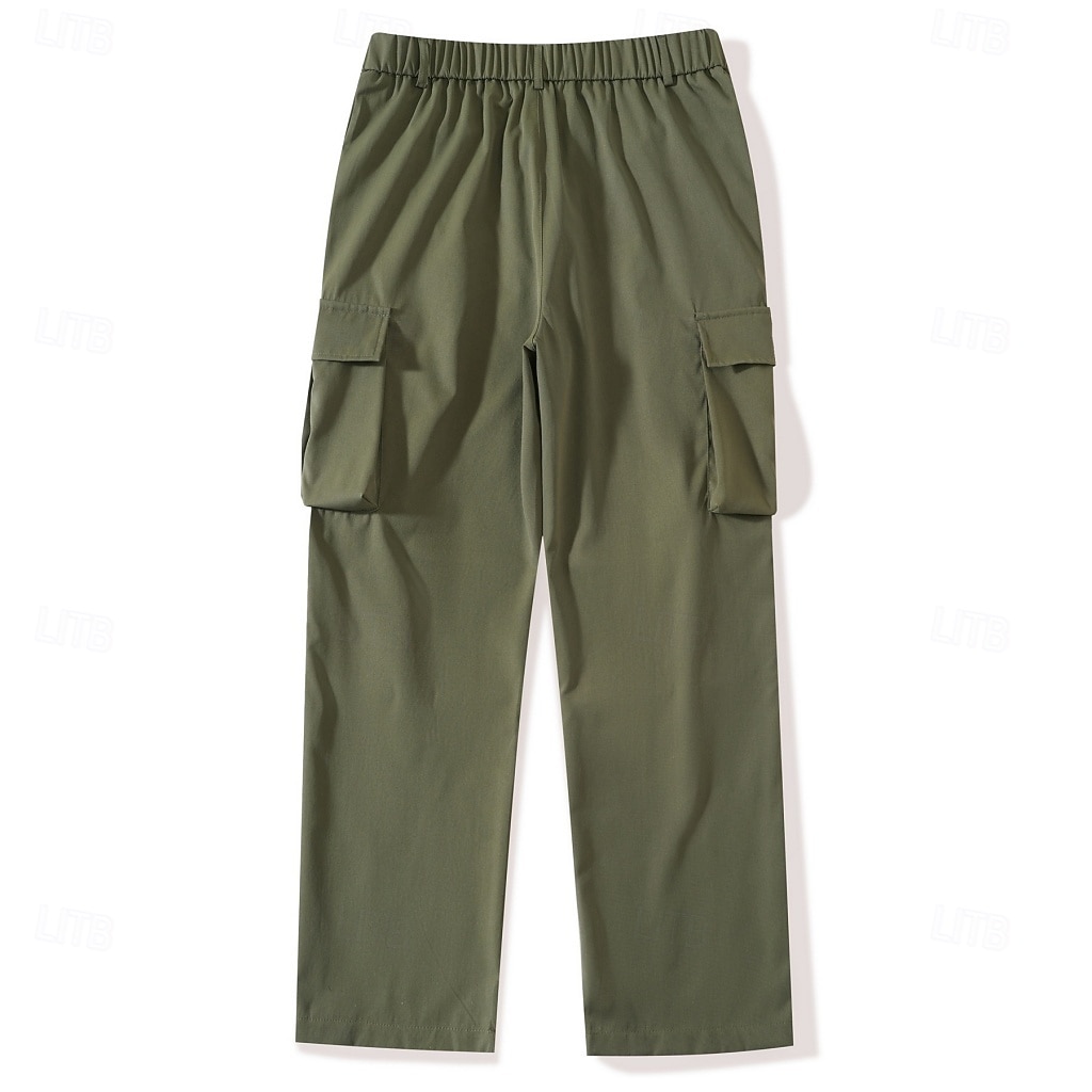 Homme Pantalons Cargo Pantalons Pantalon tactique Pantalons de Travail Pantalon de randonnée Taille Élastique Multi-poches Poche à Rabat Uni Confort Portable Occasionnel Quotidien Extérieur Vacances de 2026 ? $29.99 –P16