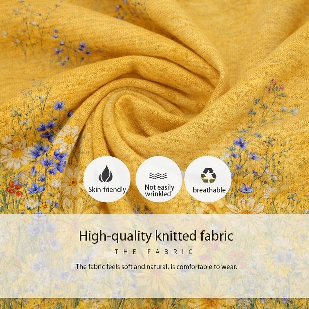 Per donna Abito Midi Abito a Tubino Vacanza Casual Boho Quotidiano Abito Estivo Abito Primaverile Vestibilità regolare Floreale Grafico Manica Corta Girocollo Giallo Verde chiaro Rosa Azzurro cielo del 2026 a $26.99 –P1