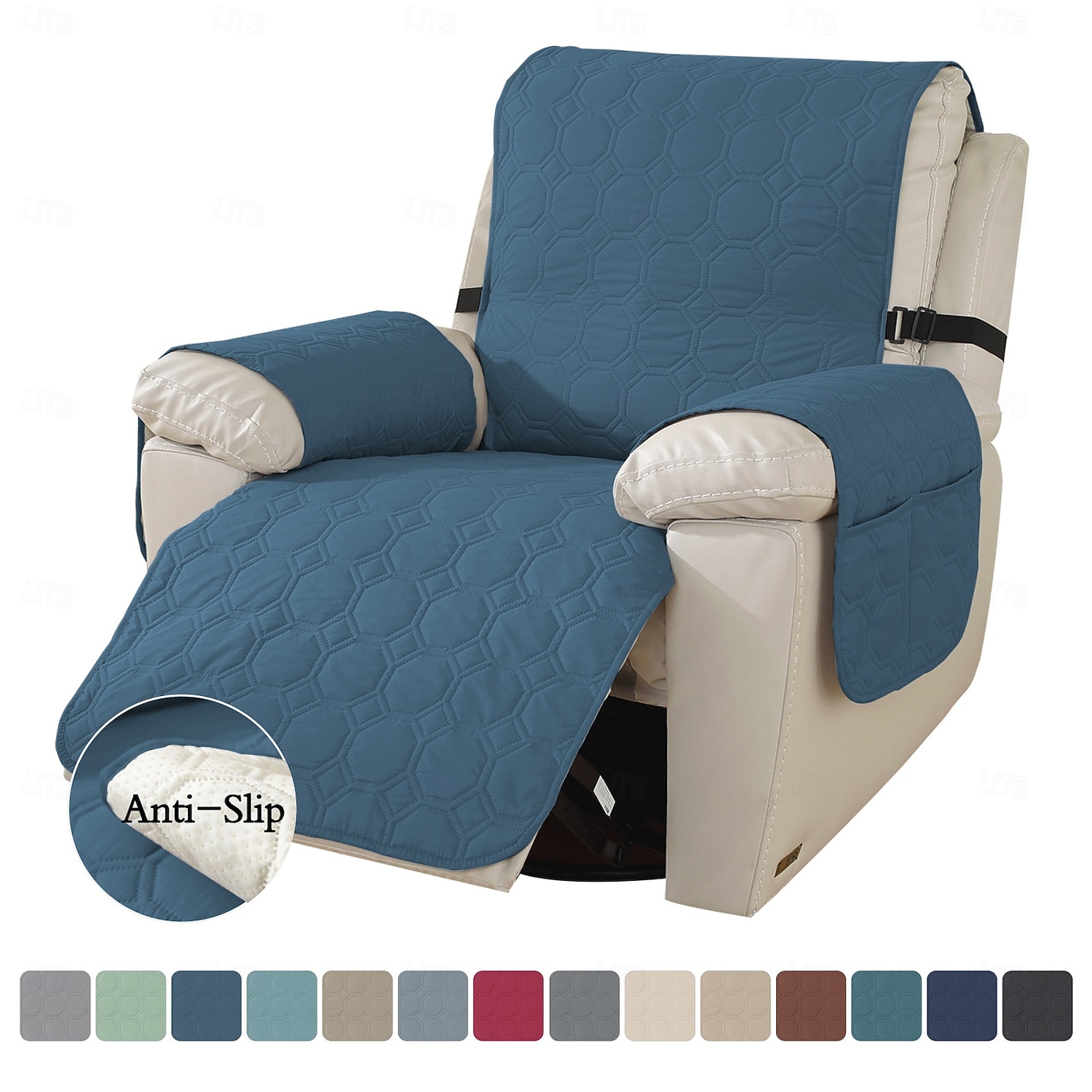 Rekbare jacquard waterdichte bankhoes, antislip, huisdiervriendelijke bankbeschermer, duurzame, vlekbestendige meubelhoes voor honden en katten 2026 - $37.99 –P19