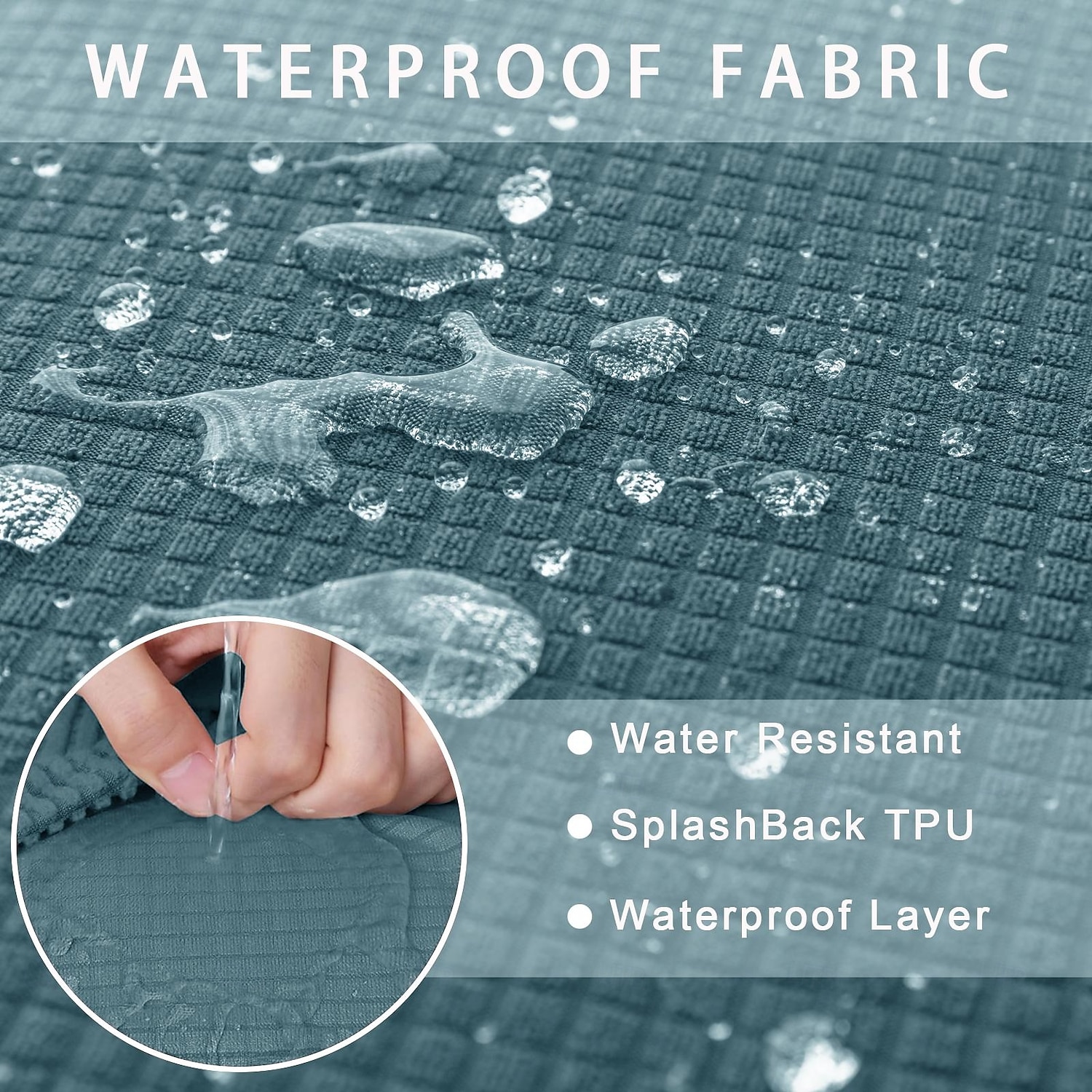 100% водонепроницаемые, не проливающиеся чехлы для уличных подушек, чехлы для диванов, эластичные чехлы для подушек садовых кресел, сменные чехлы для сидений, однотонные. 2026 - $79.99 –P2