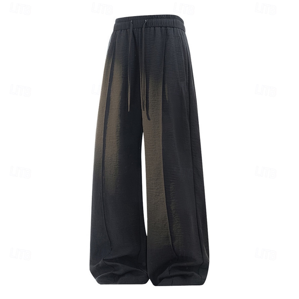 Per uomo Pantaloni di Lino Pantaloni Pantaloni Estivi Pantaloni da Spiaggia Coulisse Elastico in vita Tinta unica Comodità Traspirante Quotidiano All'aperto Spiaggia Vacanza Moda Nero Albicocca del 2026 a $29.99 –P1