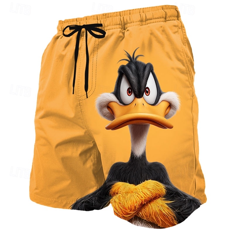Bărbați Amuzant Rață animale de desene animate Boxeri înot Costume de baie Pantaloni scurți de baie Pantaloni Scurti Talie medie Hawaiană Vacanta la plaja Buzunare laterale Căptușeală din plasă Talie 2026 - $20.99 –P4