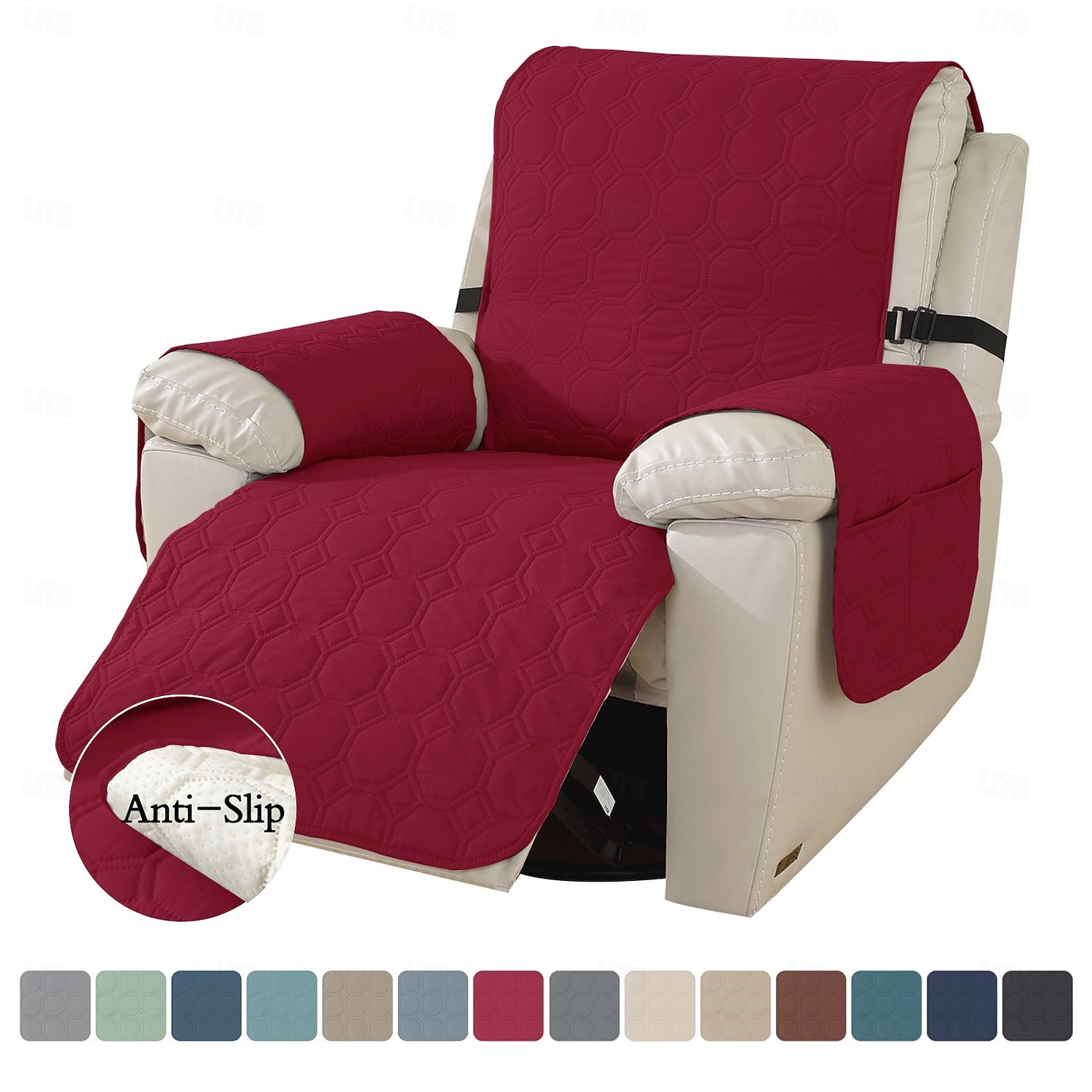 Husă de canapea impermeabilă, rabatabilă, matlasată, pentru animale de companie, din material textil, o singură bucată, acoperire completă, protector de canapea, antiderapant, antipete, protector de mobilier, utilizare în toate anotimpurile, pentru câini  2026 - $37.99 –P17