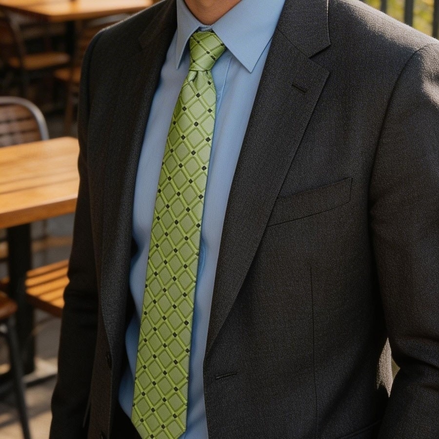 férfi nyakkendők divat üzleti klasszikus hivatalos csík kockás üzleti este buli hivatalos 2026 - $13.49 –P1