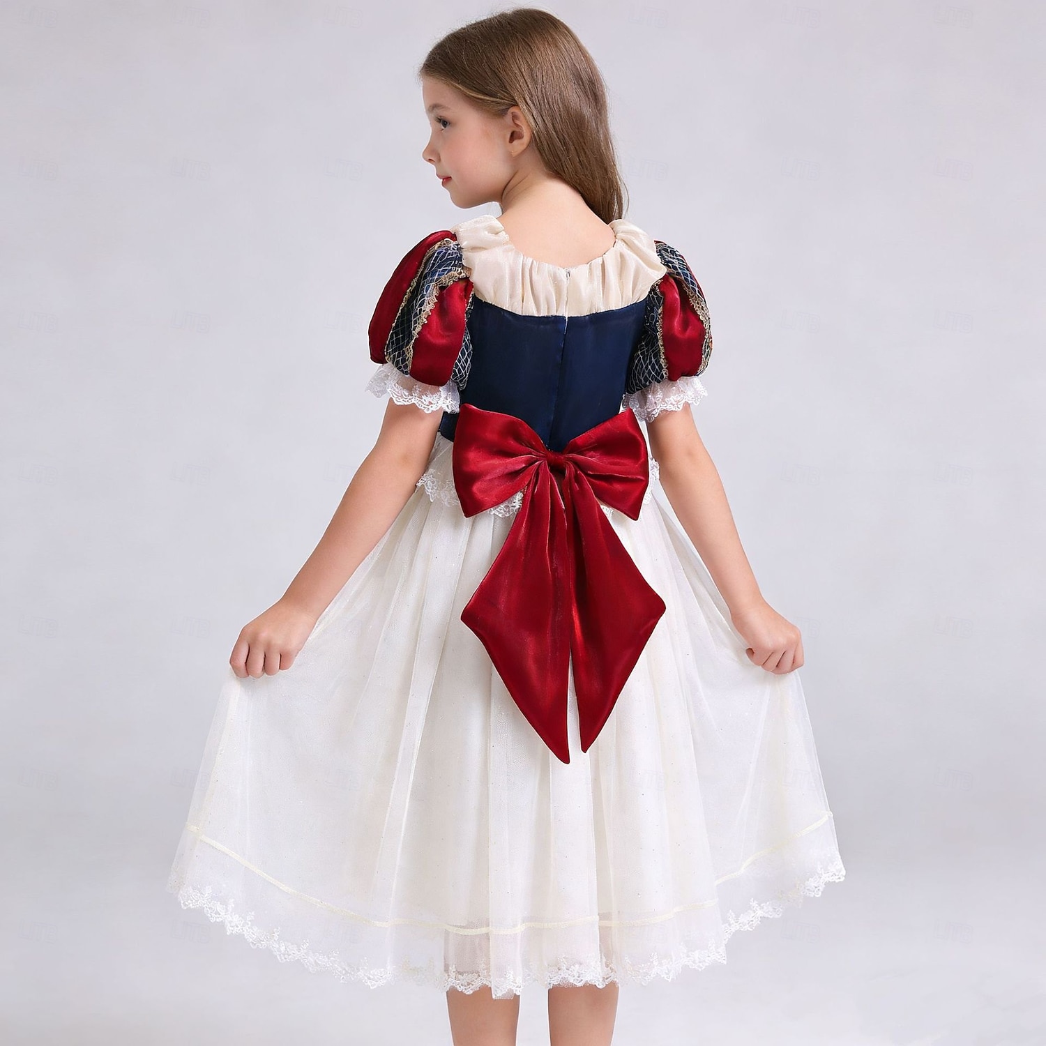 Snow White Princess Dress Cosplay Costume Outfits Movie Cute Tutus Led Light Up for Girls' Kid's Masquerade Daily Holiday Comic Con 2026 - $45.99 –P2