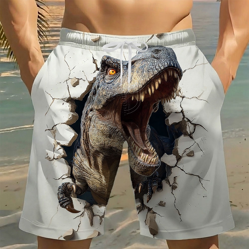 Per uomo Ruggente Animale Dinosauro Costumi da bagno Costumi da bagno Pantaloncini da bagno Pantaloncini da Surf Misura del girovita medio Divertente Vacanza al Mare Tasche Laterali fodera in rete del 2026 a $20.99 –P2