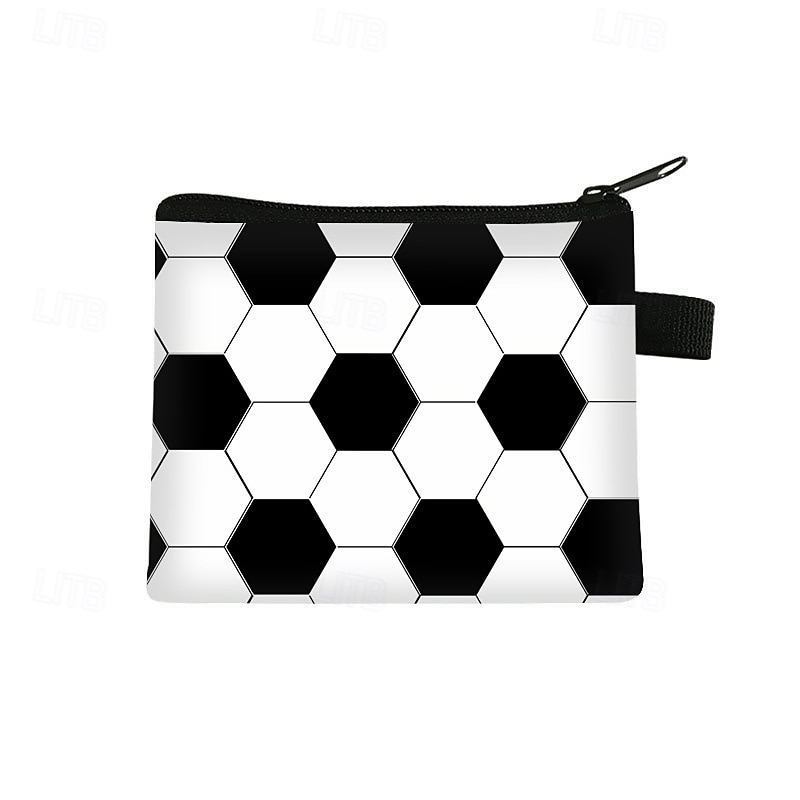 Paquete de 9 monederos de fútbol para niños, mini estuches con cremallera para llaves, monedas y auriculares, ideales para rellenar bolsas de regalos para fiestas temáticas deportivas y como obsequio 2026 - $22.99 –P13