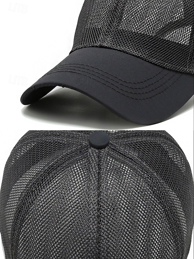 Casquette de baseball pour homme en polyester respirant, style trucker multicolore ajustable, idéale pour les vacances à la plage, les tenues décontractées, la course à pied, la randonnée et les sports de plein air. de 2026 ? $9.99 –P10