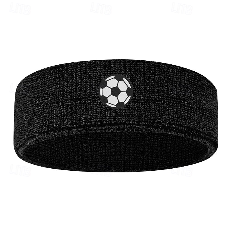 Confezione da 6 fasce antisudore da calcio per uomo, donna e bambino, fasce sportive in spugna per sport, basket, tennis, palestra, corsa, fasce elastiche traspiranti per capelli da calcio, set da 6 del 2026 a $16.99 –P3