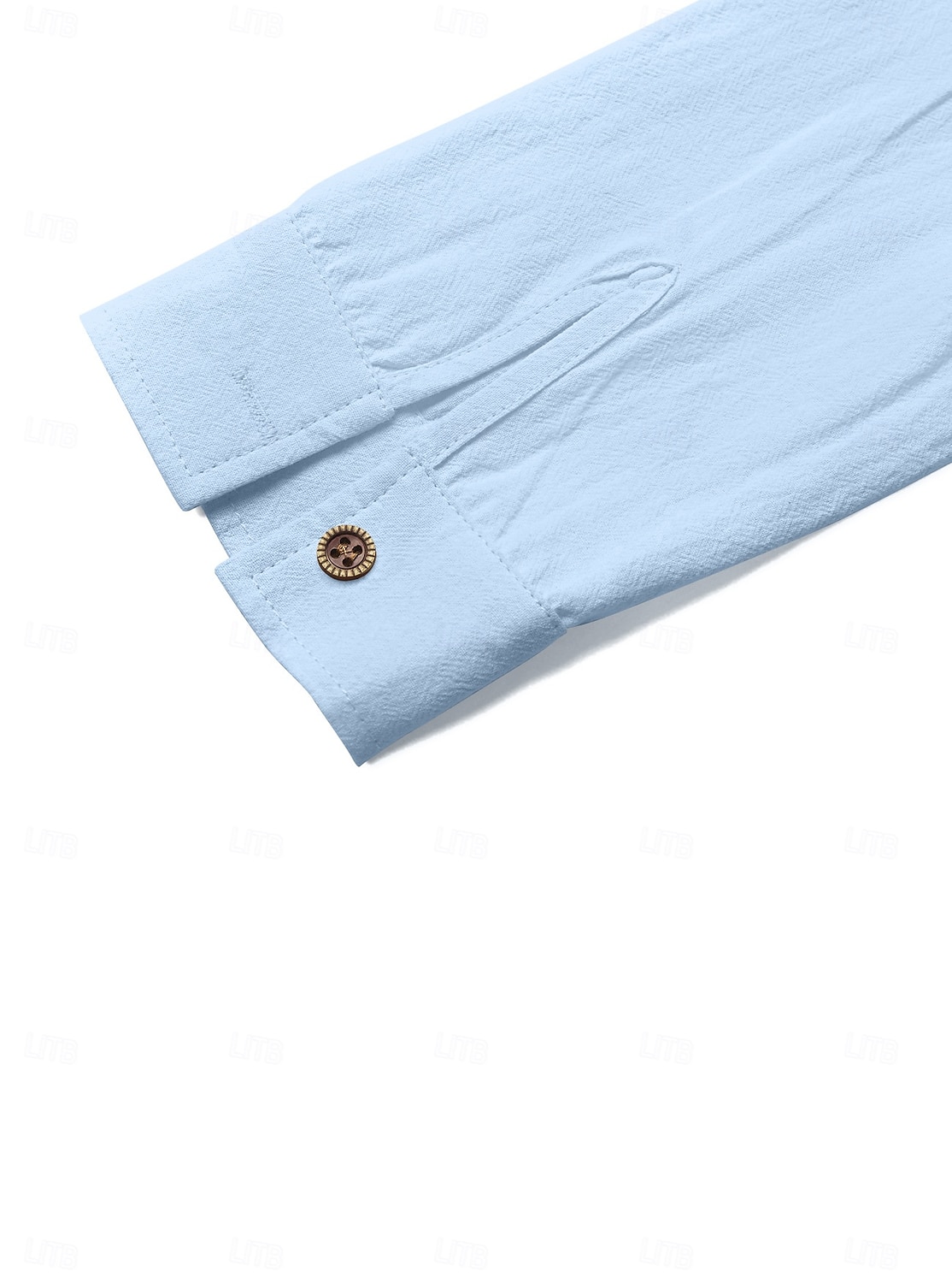 Férfi Ing Vászon ing Nyári póló Stranding Tömör szín Hétköznapi Vakáció Medence Fekete Fehér Khakizöld Hosszú ujj Mandarin gallér Nyár Tavasz Ruházat Fodrozott 2026 - $25.99 –P10