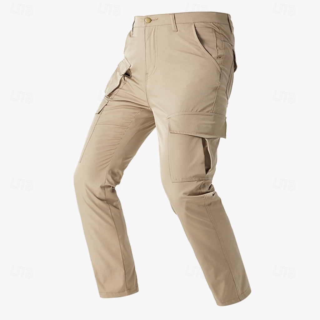Herr Militärbyxor Långbyxor Taktiska byxor Flera fickor Flikficka Ensfärgat Vindtät Komfort Dagligen Utomhus Helgdag Semester Streetwear Svart Armégrön Oelastisk 2026 - $43.99 –P1