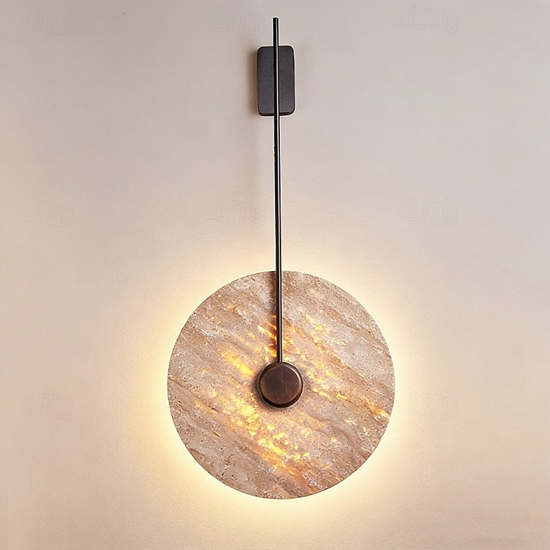 Kinkiety do sypialni, montowane przy łóżku, lampa z kamiennym kloszem, industrialne, podłączane na stałe do sypialni, salonu i hotelu, 110-240 V 2026 - $268.79 –P4