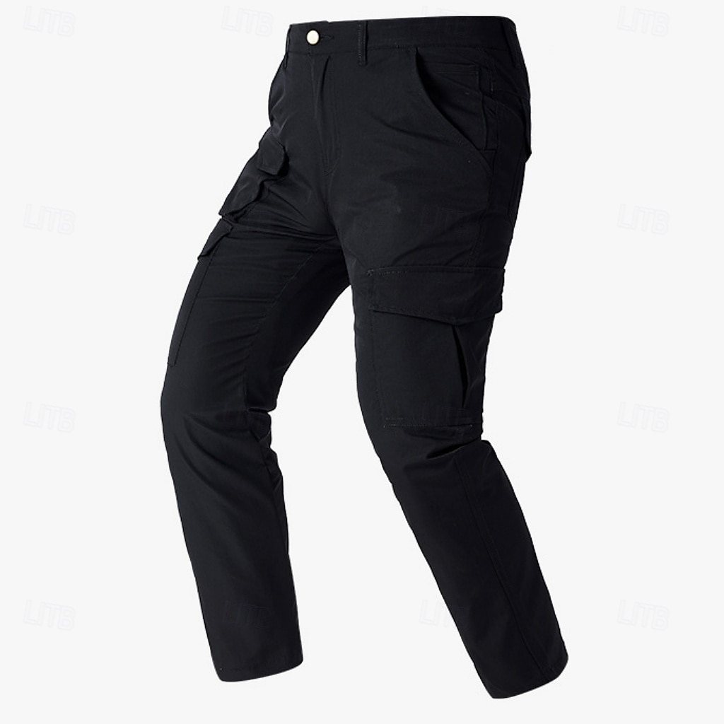Herr Militärbyxor Långbyxor Taktiska byxor Flera fickor Flikficka Ensfärgat Vindtät Komfort Dagligen Utomhus Helgdag Semester Streetwear Svart Armégrön Oelastisk 2026 - $43.99 –P4