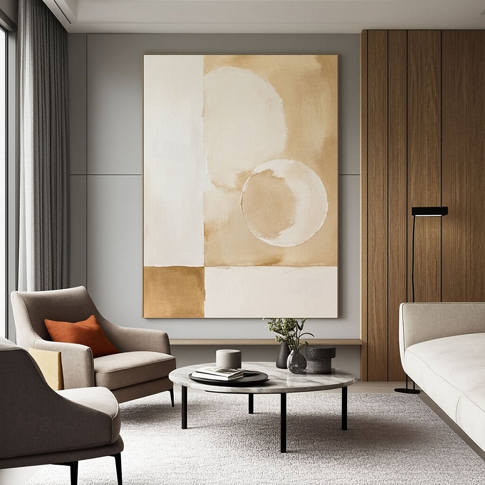 Hanmade Wabi Sabi Wall Art Japandi Abstract Neutral Wall Art Beige ...