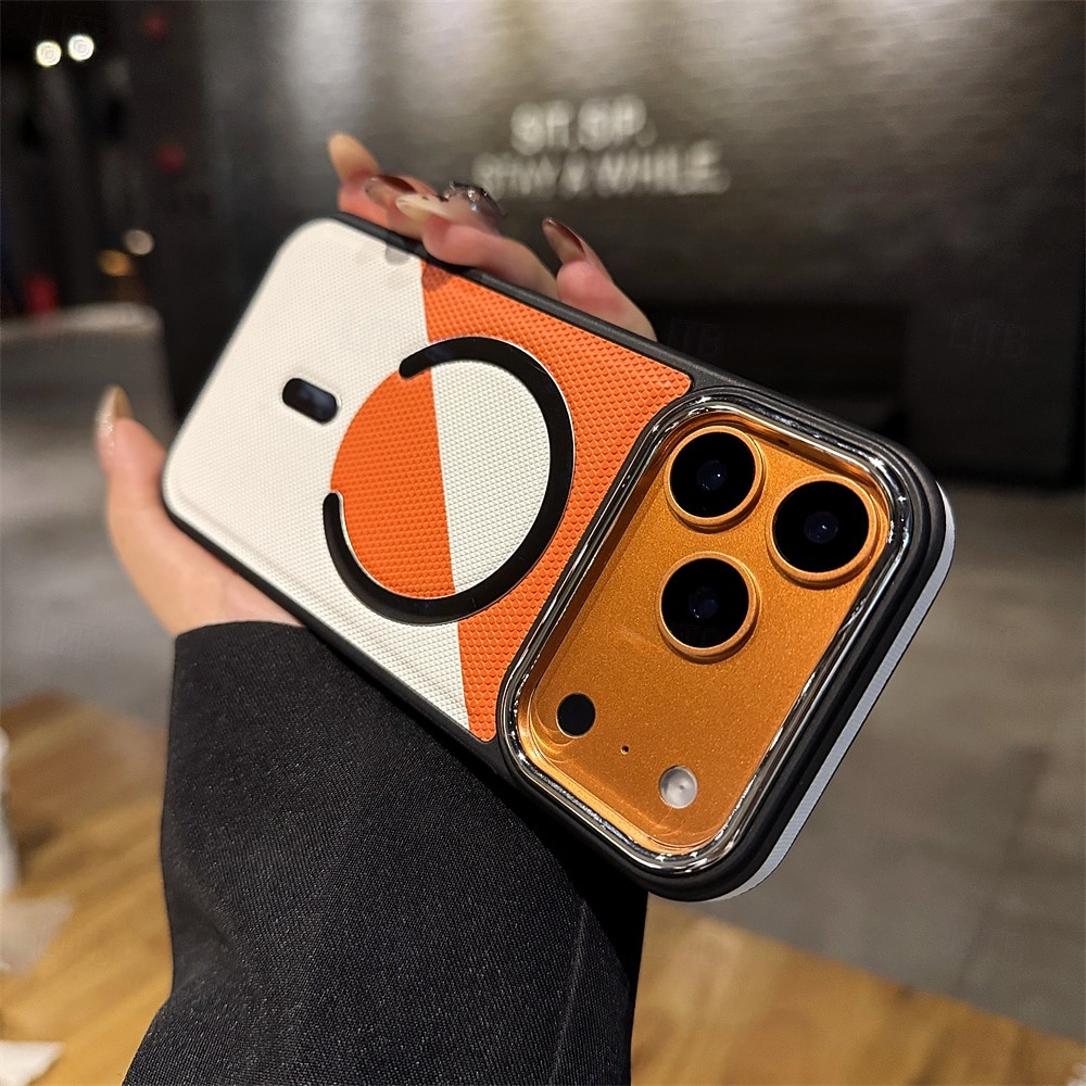 telefon Carcasă Pro iPhone 17 Pro Max 16 15 14 Pro Max 13 Pro Max Zadní kryt Magnetické Nárazuvzdorné PU kůže 2026 - $14.99 –P7