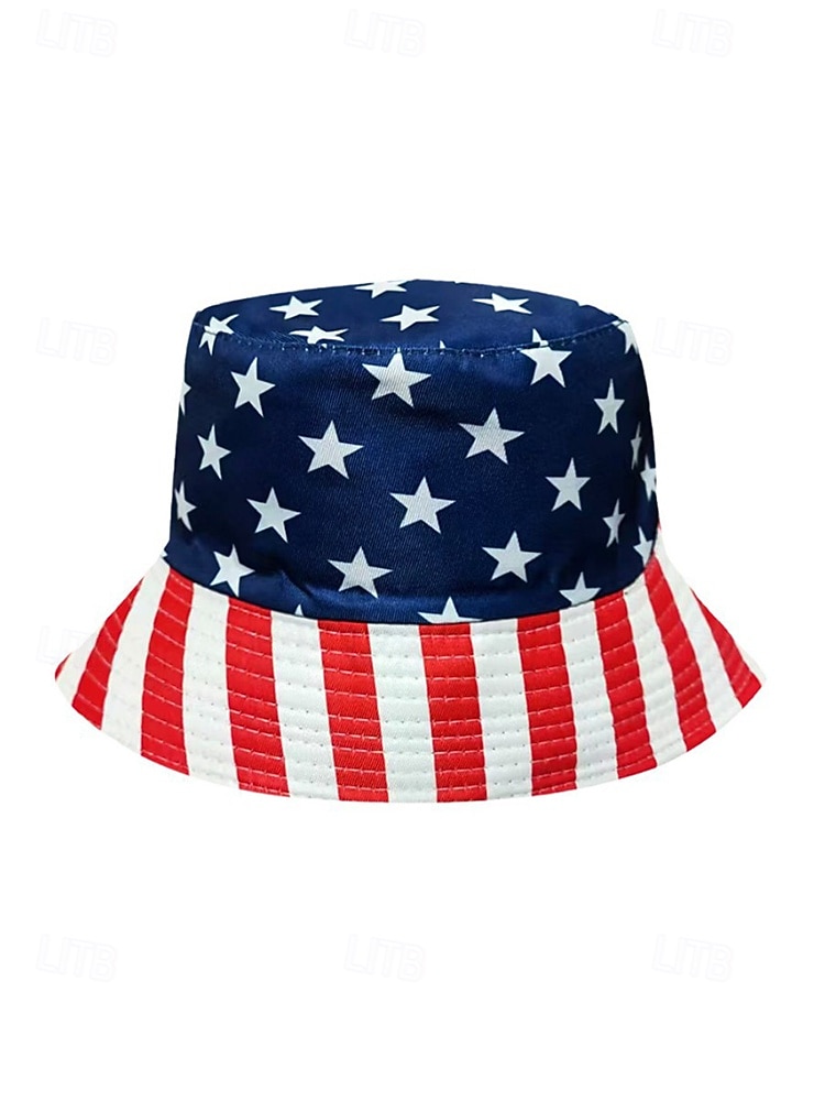 Wendbarer Herren-Fußballhut aus Polyester mit US-Flaggenmuster, leichte Kappe für Fans am Spieltag, für Anhänger, Freizeitsport und Outdoor-Aktivitäten 2026 - $11.99 –P4