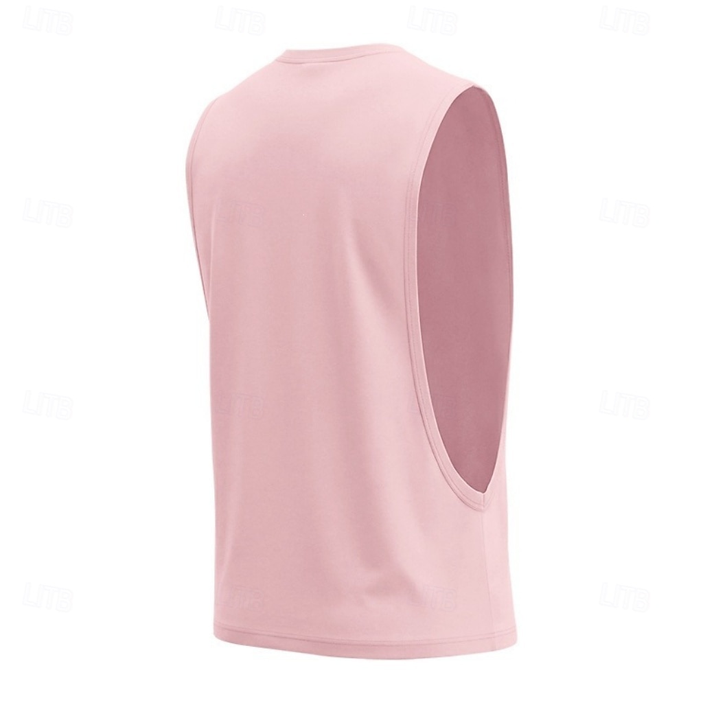 Hombre Camiseta sin mangas Chaleco Camisetas Interiores Camisa sin mangas Sin Mangas Escote Redondo Verano Primavera Plano Moda Deportivo Clásico Puro Casual Gimnasia Calle Negro Blanco Rosa Camiseta 2026 - $13.49 –P6