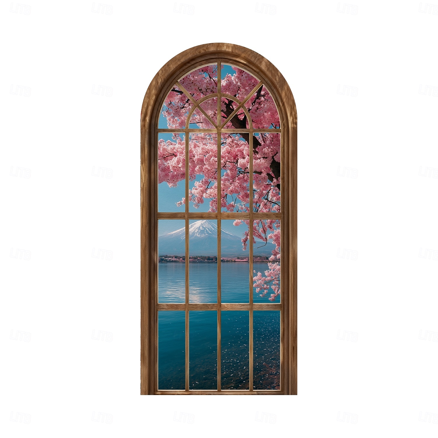 2d Flat Window Landscape Pattern Arched Wall Sticker, Pvc Self-Adhesive Removable, Suitable For Living Room, Bedroom And Other Home Decoration 2026 - $28.99 –P12