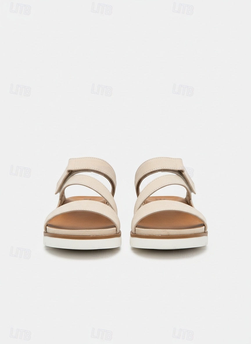 Flache Riemchensandalen für Damen mit gepolsterter Sohle, leichte Wandersandalen für den Weg zur Arbeit, Reisen und Sommeraktivitäten 2026 - $34.99 –P2