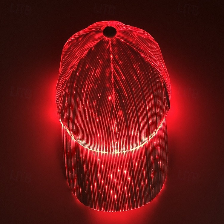 LED-Baseballkappe mit Leuchtfunktion, USB-Ladefunktion, 7 leuchtende Farben, blinkend im Dunkeln, ideal für Partys. 2026 - $46.99 –P6