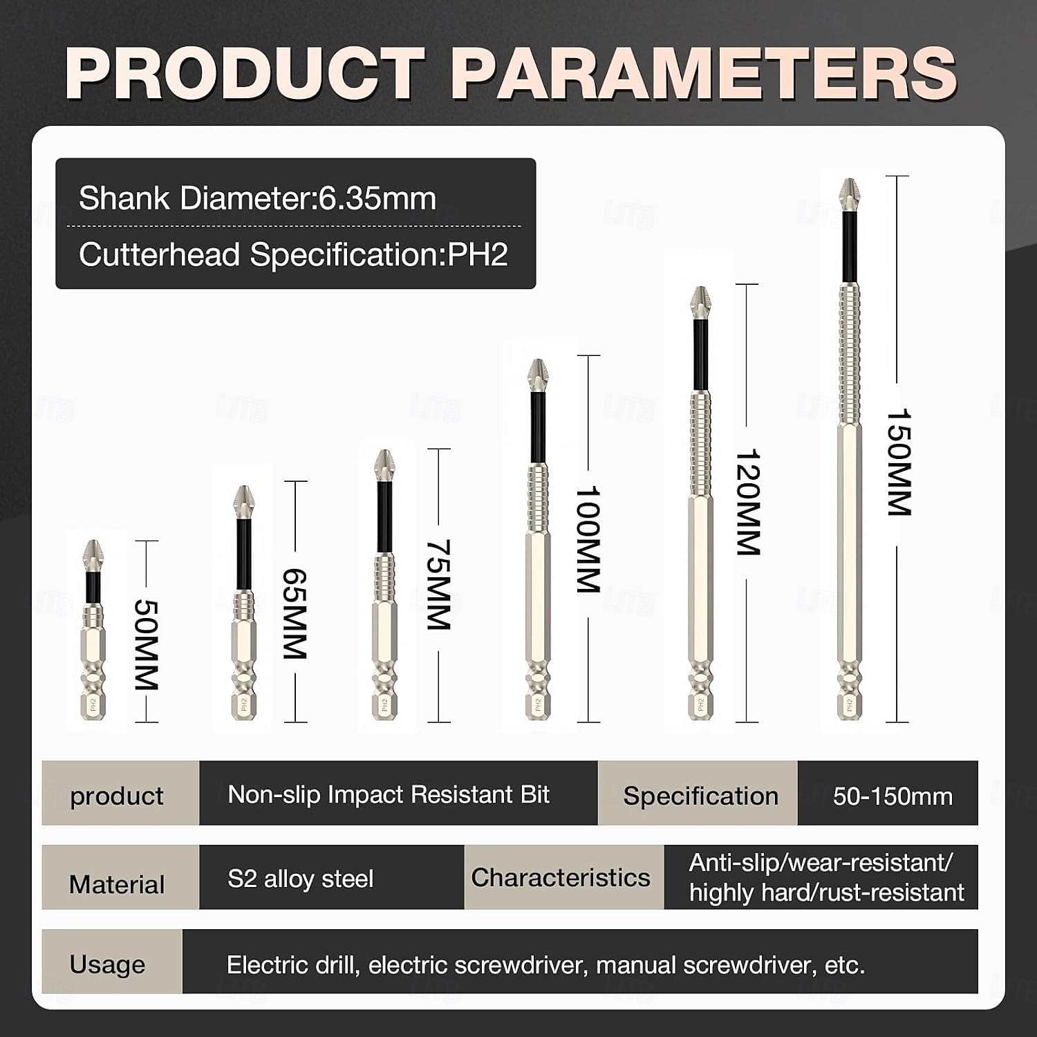 Jeu de 12 forets magnétiques K5 haute résistance, forets de vissage magnétiques haute résistance, jeu de forets de vissage magnétiques durables, jeu de tournevis électrique magnétique antidérapant, de 2026 ? $19.99 –P11