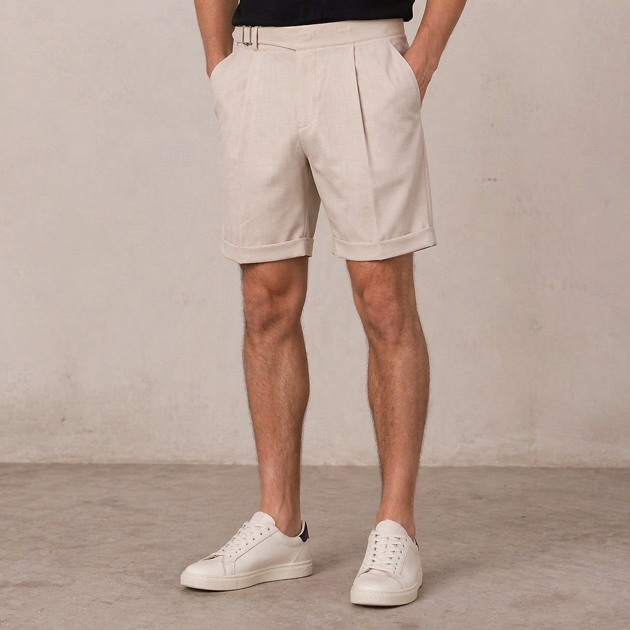 Miesten Shortsit Mekko Shortsit Työshortsit Golfshortsit Perus Tavallinen Solid Color Mukavuus Hengittävä Polven yläpuolella liiketoiminta Toimisto Iltajuhlat Muoti Katutyyli Laivaston sininen 2026 - $39.99 –P4