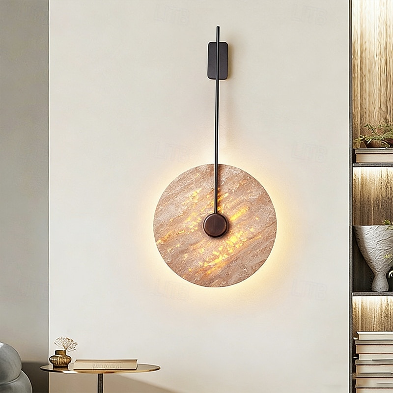 Kinkiety do sypialni, montowane przy łóżku, lampa z kamiennym kloszem, industrialne, podłączane na stałe do sypialni, salonu i hotelu, 110-240 V 2026 - $268.79 –P1