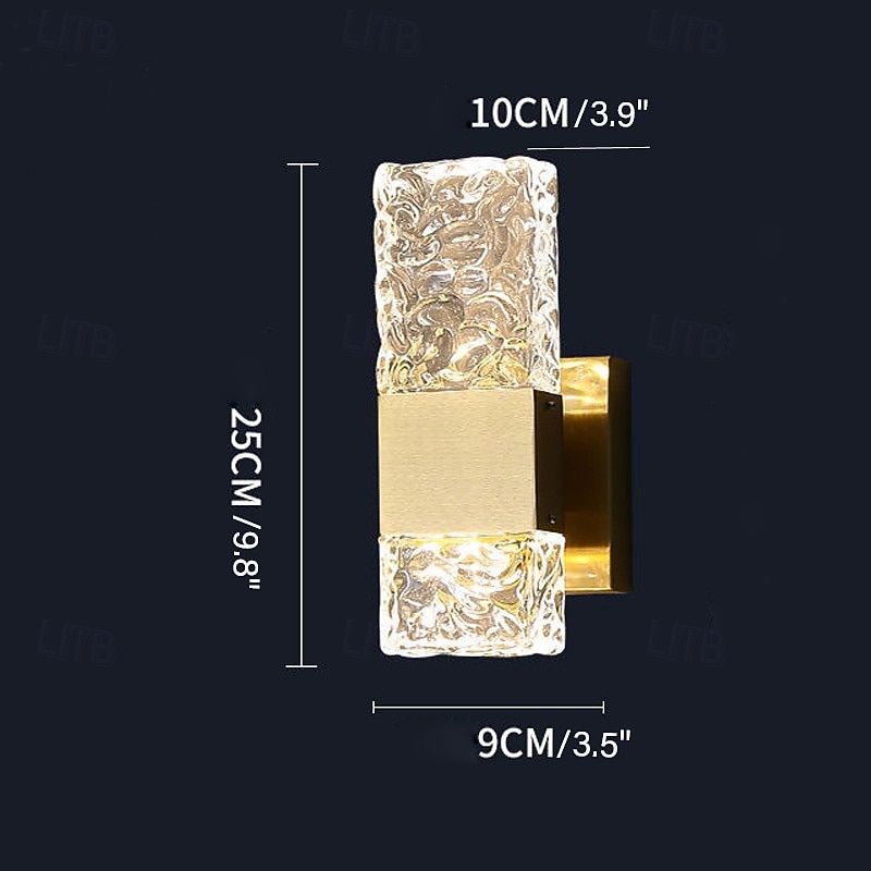 Gold Sconces Wall Lighting - Crystal Wall Sconces Modern Bathroom Vanity Light Fixtures Hardwire Modern LED Wall Mounted Sconces for Hallway Living Room 2026 - $146.59 –P5