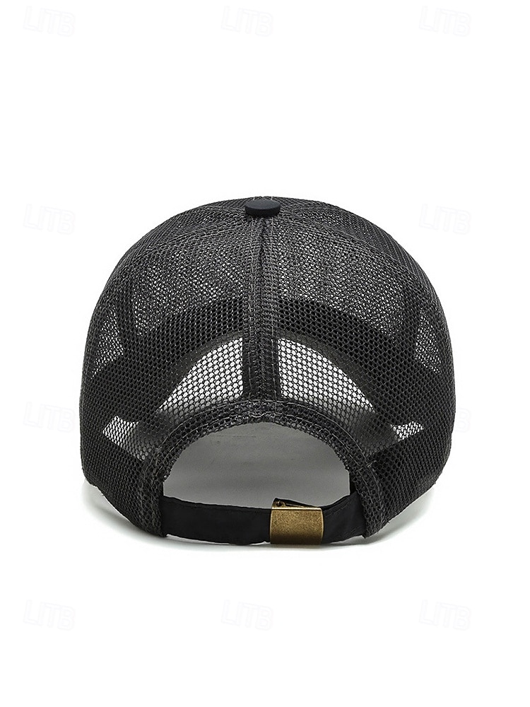Casquette de baseball pour homme en polyester respirant, style trucker multicolore ajustable, idéale pour les vacances à la plage, les tenues décontractées, la course à pied, la randonnée et les sports de plein air. de 2026 ? $9.99 –P7