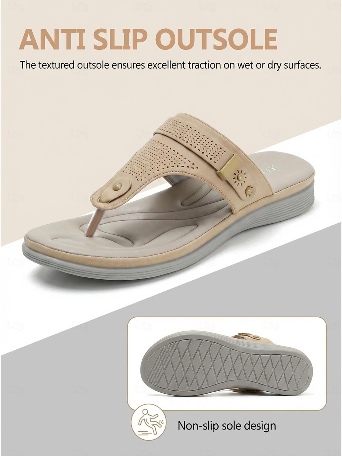 Women's Comfort Platform Slide Sandals, Cushioned Slip-On Sandals with Soft Footbed for Home, Travel & Daily Wear 2026 - $32.99 –P3