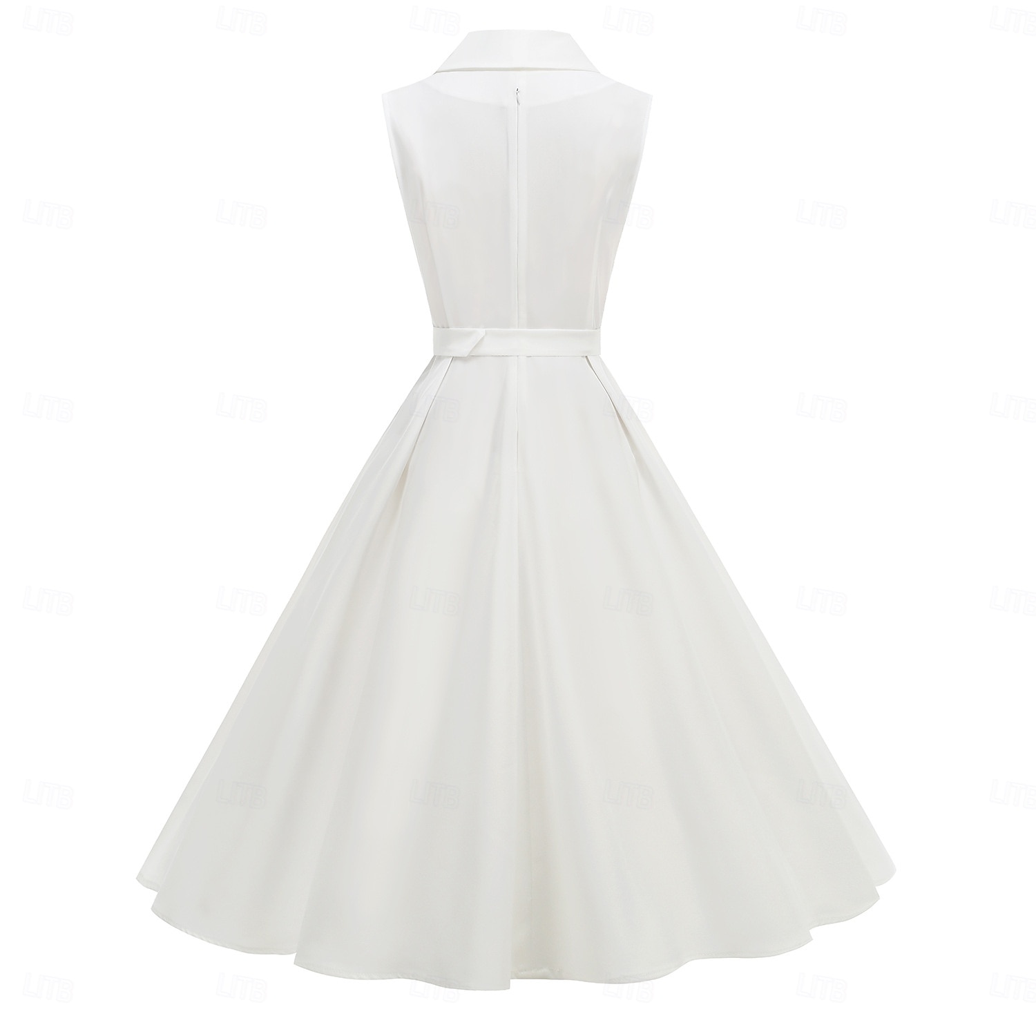 1950er Retro Vintage Rockabilly Midlänge Kleid Swing-Kleid Ausgestelltes Kleid Kurze Ärmel Einfarbig Tupfen Tailliert und ausgestellt Schaukel V Ausschnitt Kostüm Damen Lässig Party Alltagskleidung 2026 - $49.99 –P10