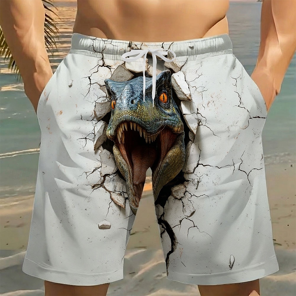 Per uomo Ruggente Animale Dinosauro Costumi da bagno Costumi da bagno Pantaloncini da bagno Pantaloncini da Surf Misura del girovita medio Divertente Vacanza al Mare Tasche Laterali fodera in rete del 2026 a $20.99 –P4