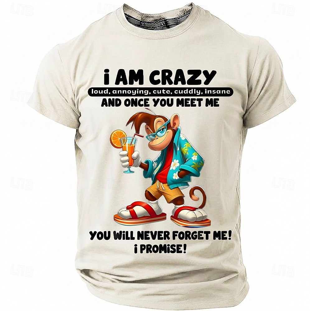 Męskie Śmieszne Podkoszulek Krótki rękaw Podkoszulek Druk 3D Półgolf Koszula Moda Designerskie Prosty Codzienny Impreza Ulica Czerwony Lato Wiosna Odzież S M L XL XXL XXXL 2026 - $18.99 –P5