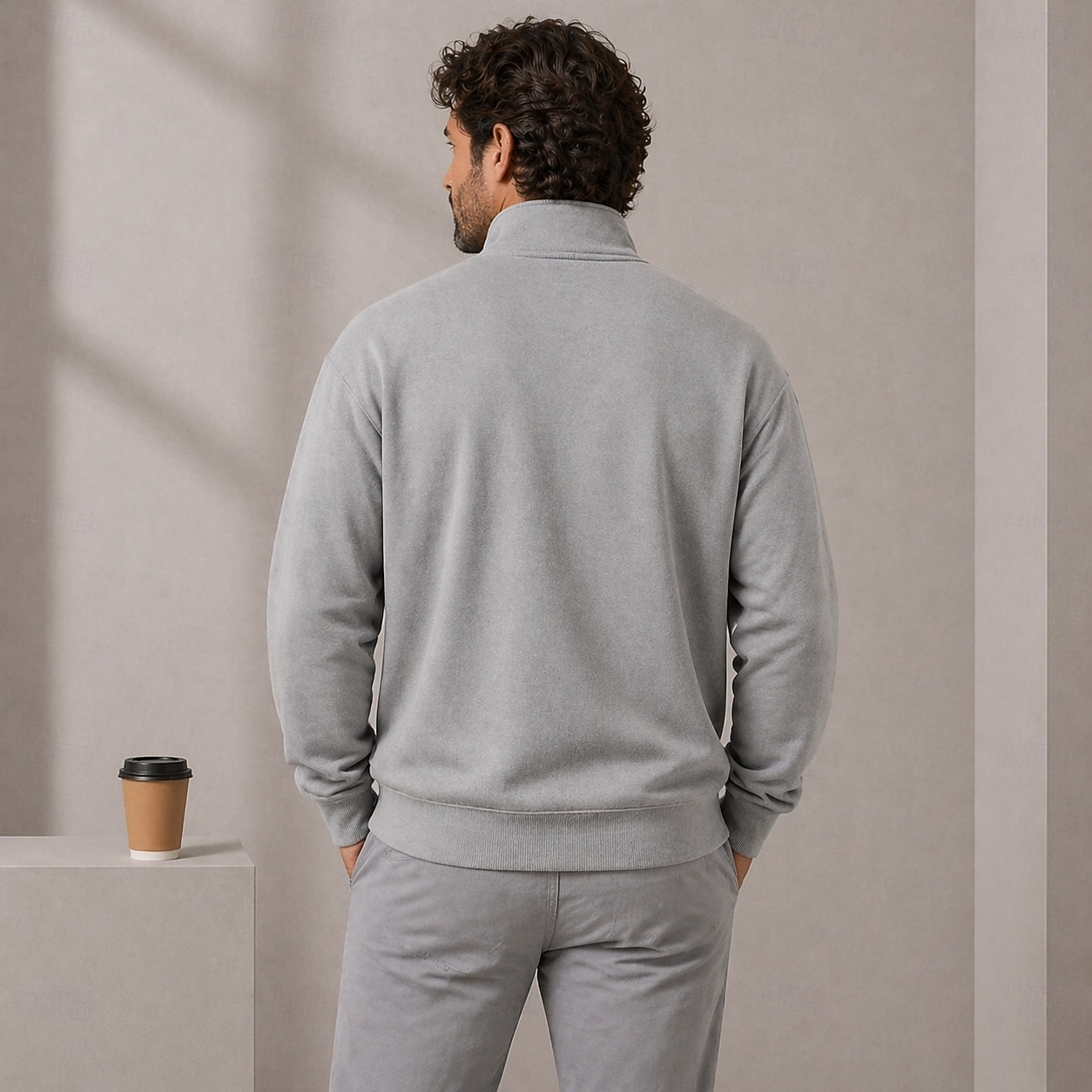 Per uomo Maglia Felpa con cappuccio Maglione Felpa con zip corta Blu Grigio Colletto Mao Mezza zip Semplice Cerniera Casuale Quotidiano Sport & Outdoor Streetwear Cool Abbigliamento Sportivo del 2026 a $37.99 –P2