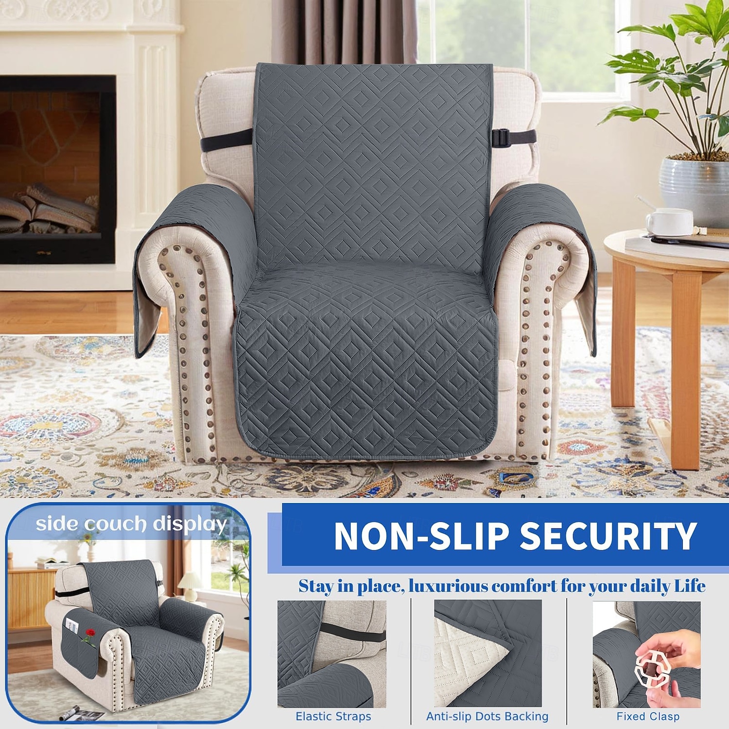 Водонепроницаемый нескользящий чехол для дивана для домашних животных, однотонный, защищает диван от мочи, моющийся чехол для мебели для собак и кошек. 2026 - $30.99 –P5