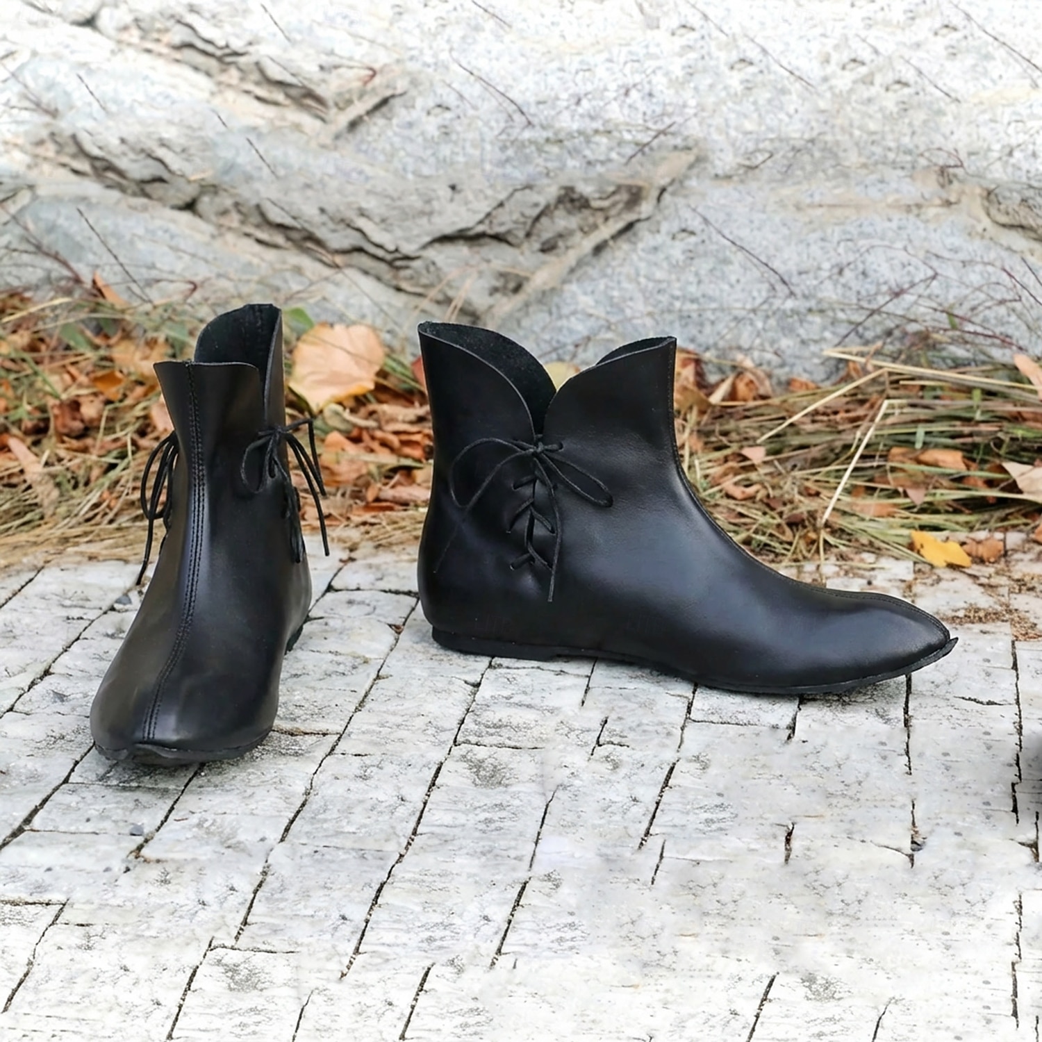 2026年 レトリ／ヴィンテージ 中世 ルネッサンス シューズ 仮装 男性用 セルティック 海賊 ハロウィーン カーニバル マスカレード マスカレード パーティー 成人 シューズ  コレクション – $48.99 –P1