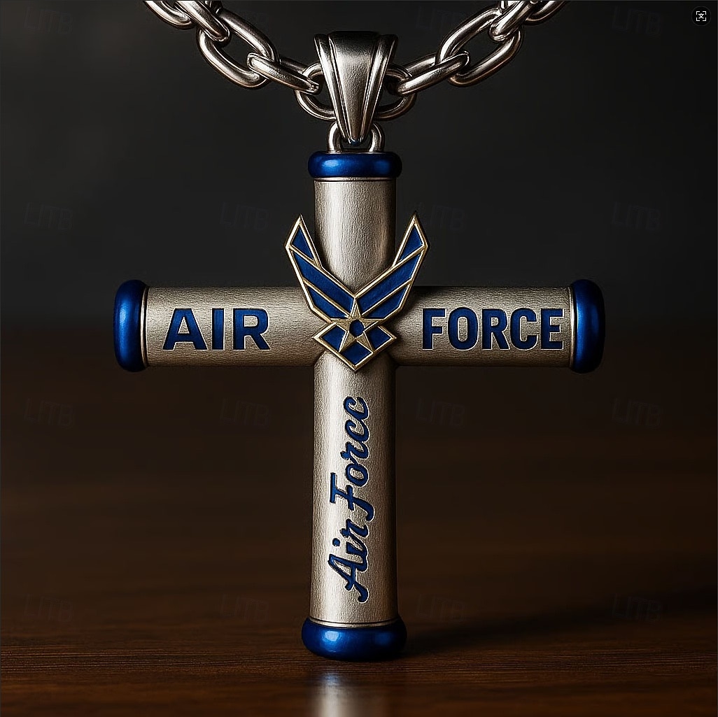 2026年 男性用アメリカ軍十字架ネックレス、USMC愛国記念ペンダント、決して忘れられない戦没者追悼記念日刻印入り十字架（アメリカ国旗ディテール付き）、退役軍人や戦没者への追悼ジュエリーギフト  コレクション – $16.99 –P5