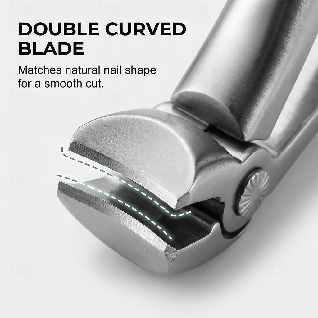 קוצץ ציפורניים לגיל הזהב, קוצץ ציפורניים עם ידית ארוכה וזוויתית נגד החלקה לציפורניים עבות, קוצץ ציפורניים עם לסת רחבה ותופס לציפורניים עבות 2026 - $13.99 –P9