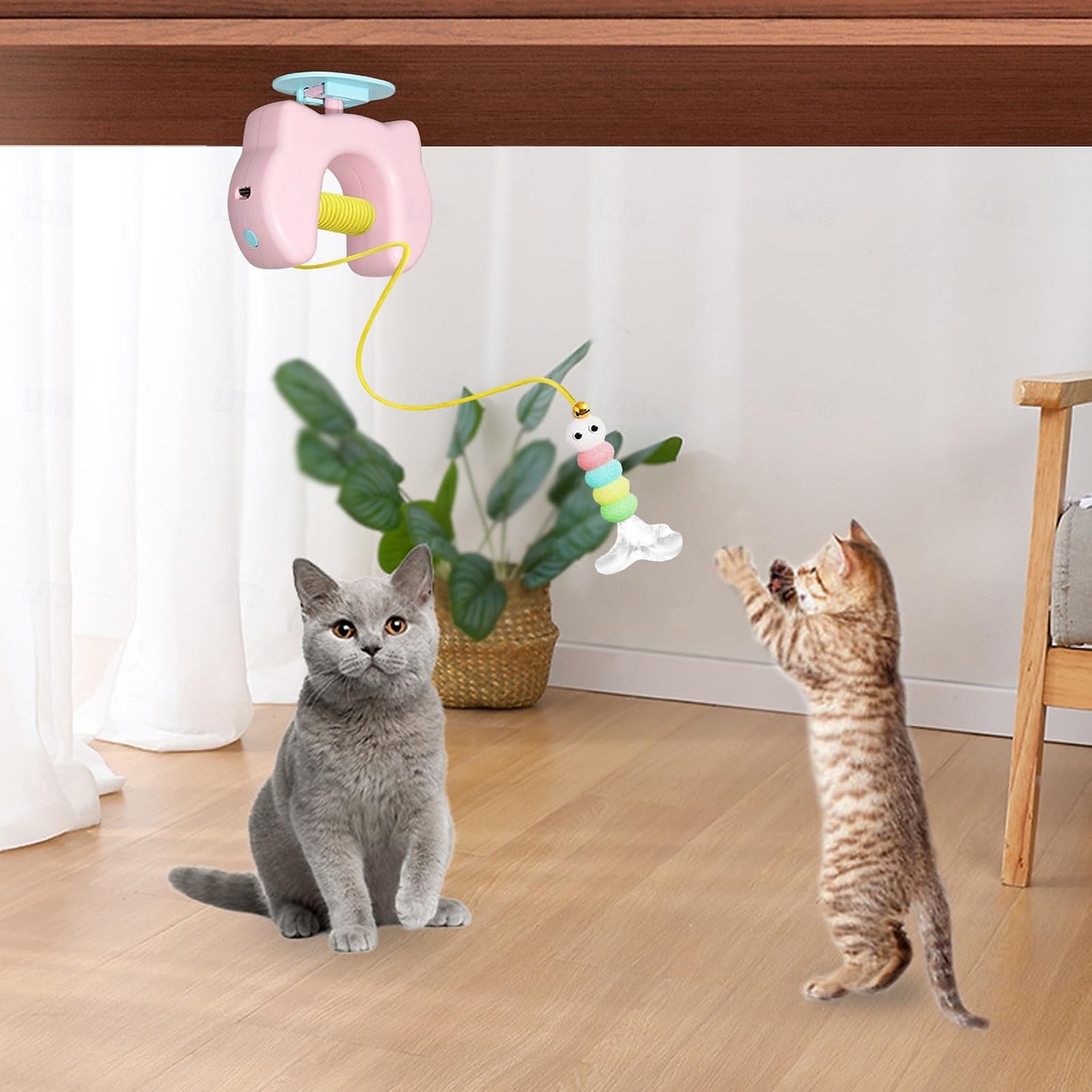 Giocattolo elettrico per gatti | Gioco interattivo elettrico per animali domestici - Giocattolo per gattini con sensore di movimento, per esercizio fisico, allenamento, arricchimento, sollievo dalla del 2026 a $13.99 –P15